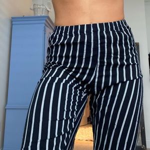 RARE Brandy Melville Stripped Flowy Pants